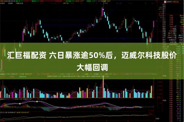 汇巨福配资 六日暴涨逾50%后，迈威尔科技股价大幅回调